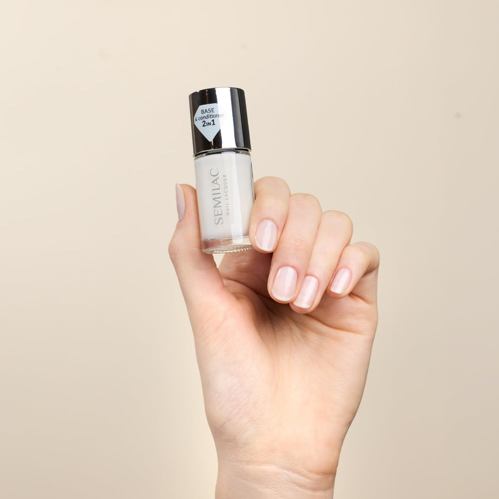 Base lisciante Semilac 9 ml – Base lisciante per smalti classici, equilibranti, rinforzanti e autolivellanti