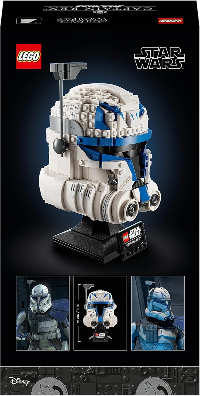 LEGO 75349 Star Wars Set casco Capitano Rex Clone Wars Modello da collezione Serie 2023 Pezzo souvenir e set di costruzioni idea regalo Acquista dal negozio LEGO