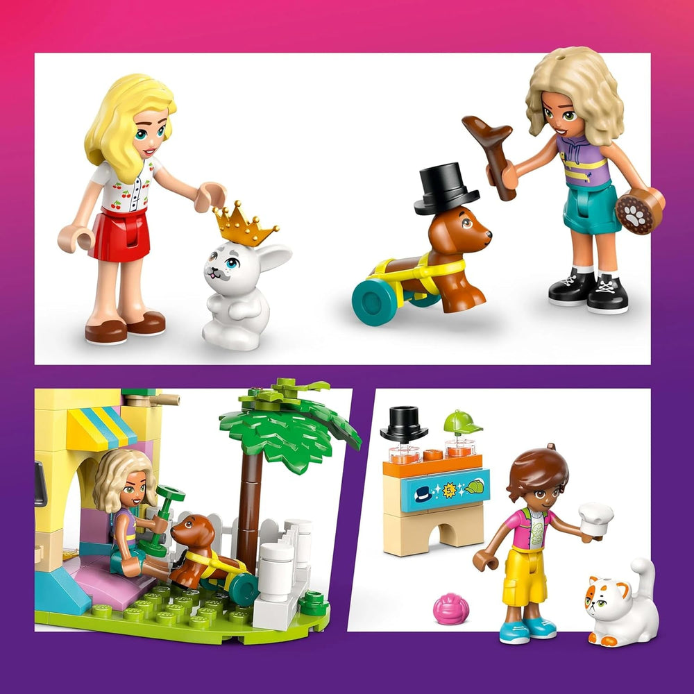 LEGO Friends Negozio di accessori per animali Set da gioco giocattolo educativo per bambine di 6 anni 3 minifigure e 3 figure di animali Gatto Cane Coniglietto Idea regalo per bambini 42650 Set da costruzione Besuche den LEGO-Store