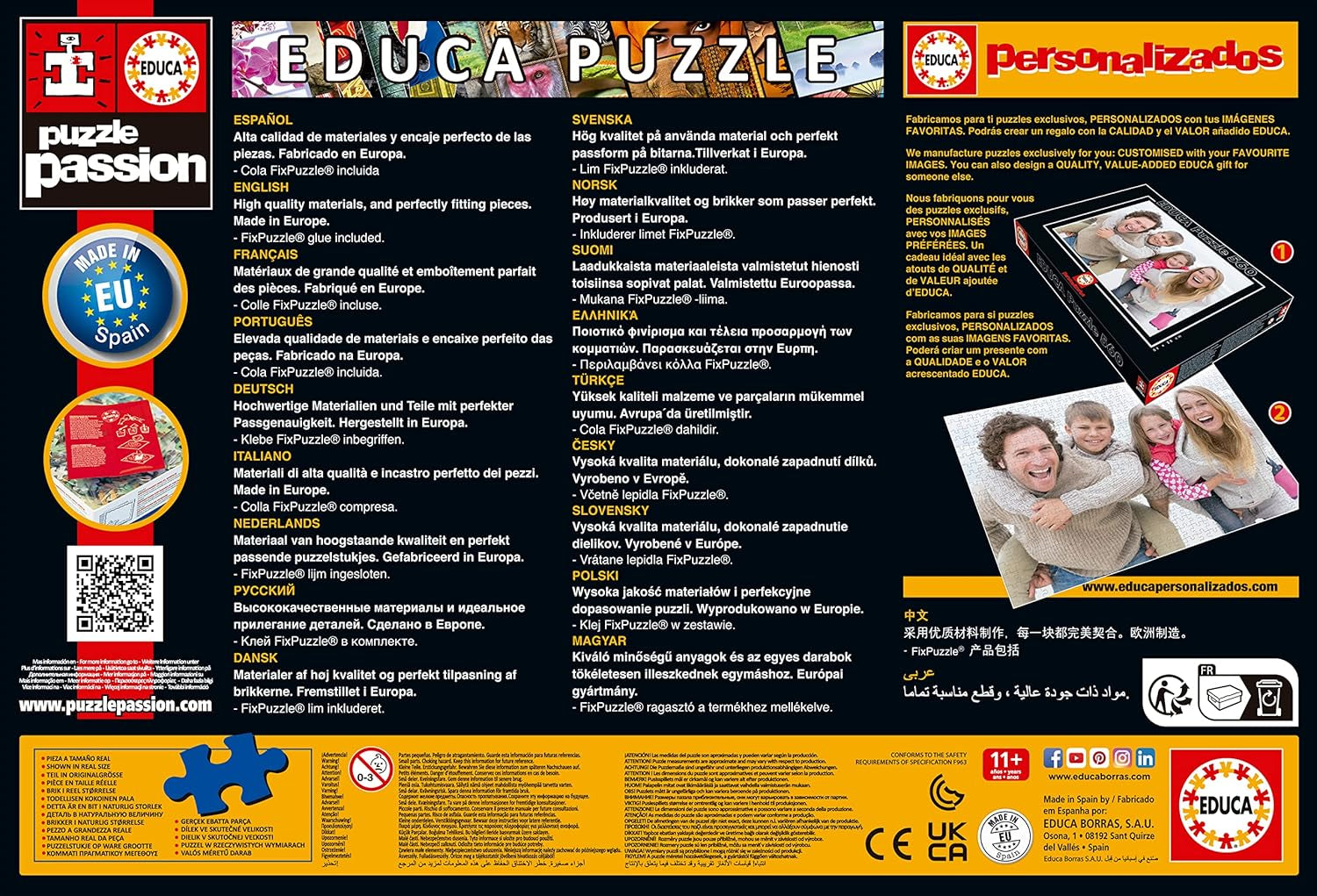 Educa - Puzzle 500 piese pentru adulti | Cutii de bautura, puzzle 500 piese pentru adulti si copii de la 11 ani, limonada, design, multicolor (18447) Puzzle Naty Shop