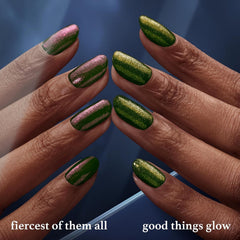 essie Nagellack – Nr. 1004 seize the crown, Grün, professionelle Maniküre in der limitierten Schneewittchen-Edition, farbintensiv, 13,5 ml