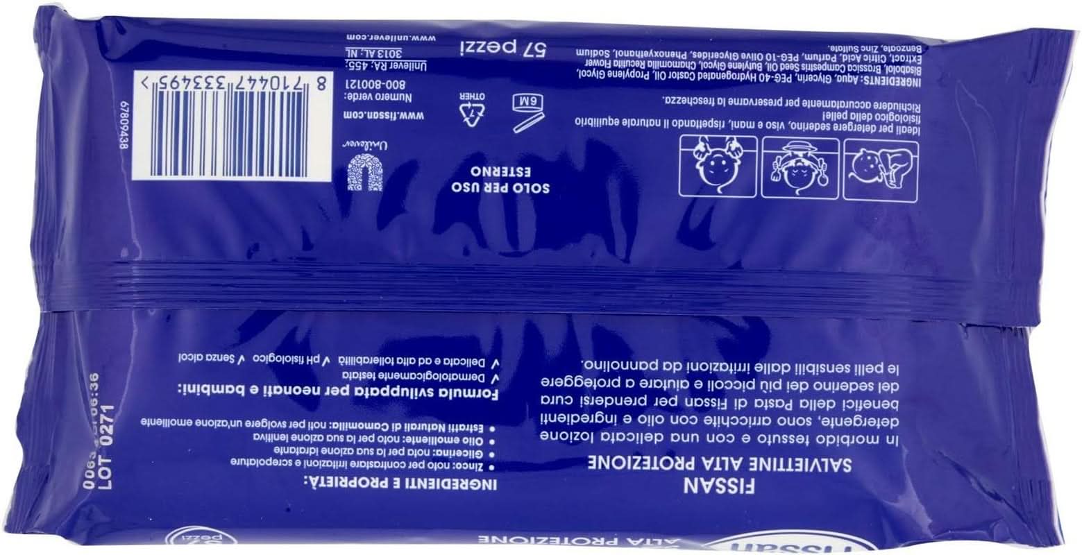 Fissan, salviette - 310 g Salviette umidificate Baby Naty Shop