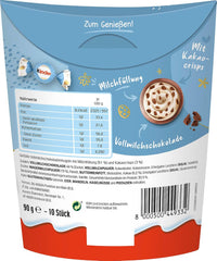 Kinder Balls Milk & Crispy Bits Sensations 90g – Palline di cioccolato al latte con ripieno al latte e gocce di cacao – Cioccolato pasquale, dolci pasquali – Regalo e souvenir pasquale