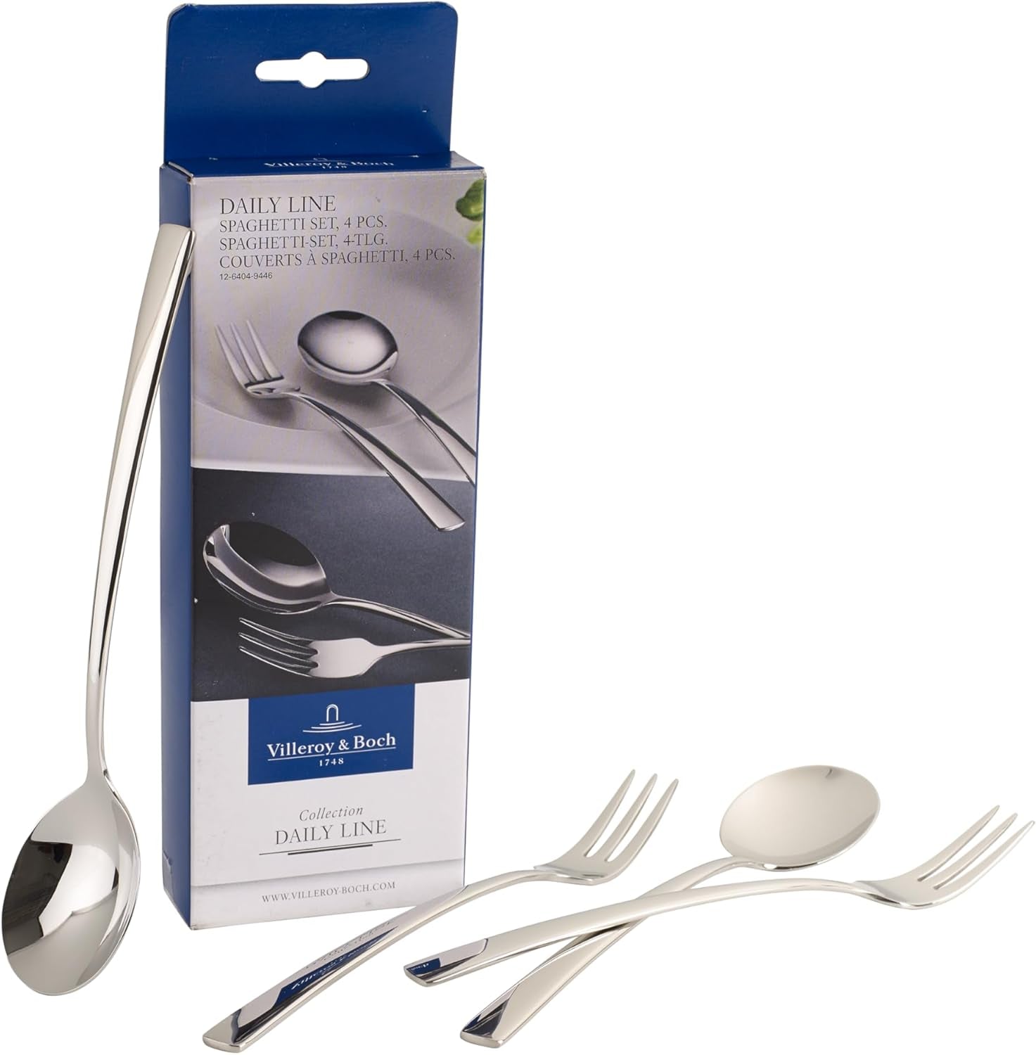 Villeroy & Boch - Daily Line Speciali Set posate spaghetti 4 pezzi Kitchen Naty Shop