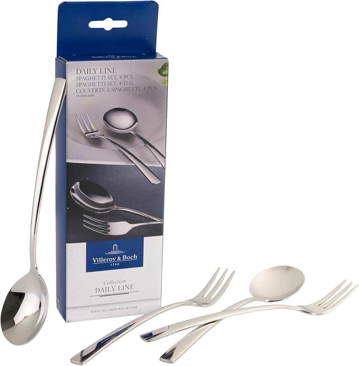 Villeroy & Boch - Daily Line Speciali Set posate spaghetti 4 pezzi Kitchen Naty Shop