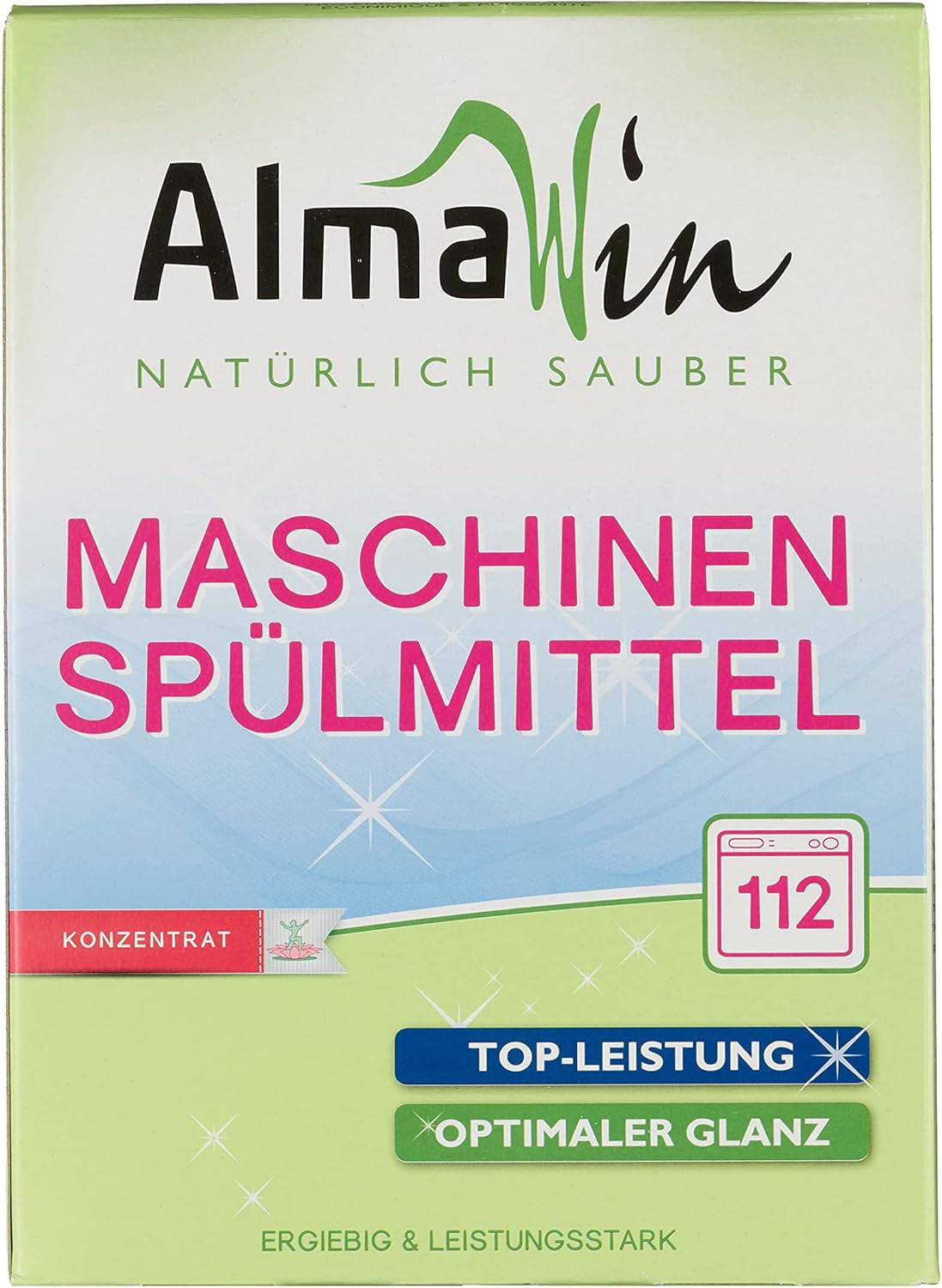Almawin eco, detersivo piatti 2,8kg, 112 lavaggi, dosabile per diverse quantità di stoviglie Naty Shop