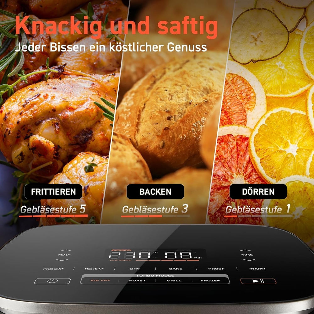 Cosori Friggitrice ad Aria Calda Turboblaze Airfryer, 9-in-1, 6 litri, silenziosa Elettrodomestici Naty Shop