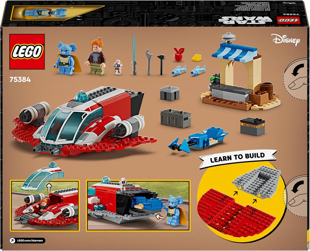 LEGO Star Wars: Le avventure del giovane Jedi Falco di fuoco cremisi, set iniziale per bambini con astronave costruibile, speeder bike e 3 personaggi, regalo per ragazzi e ragazze di 4 anni 75384 Set da costruzione Acquista dal negozio LEGO