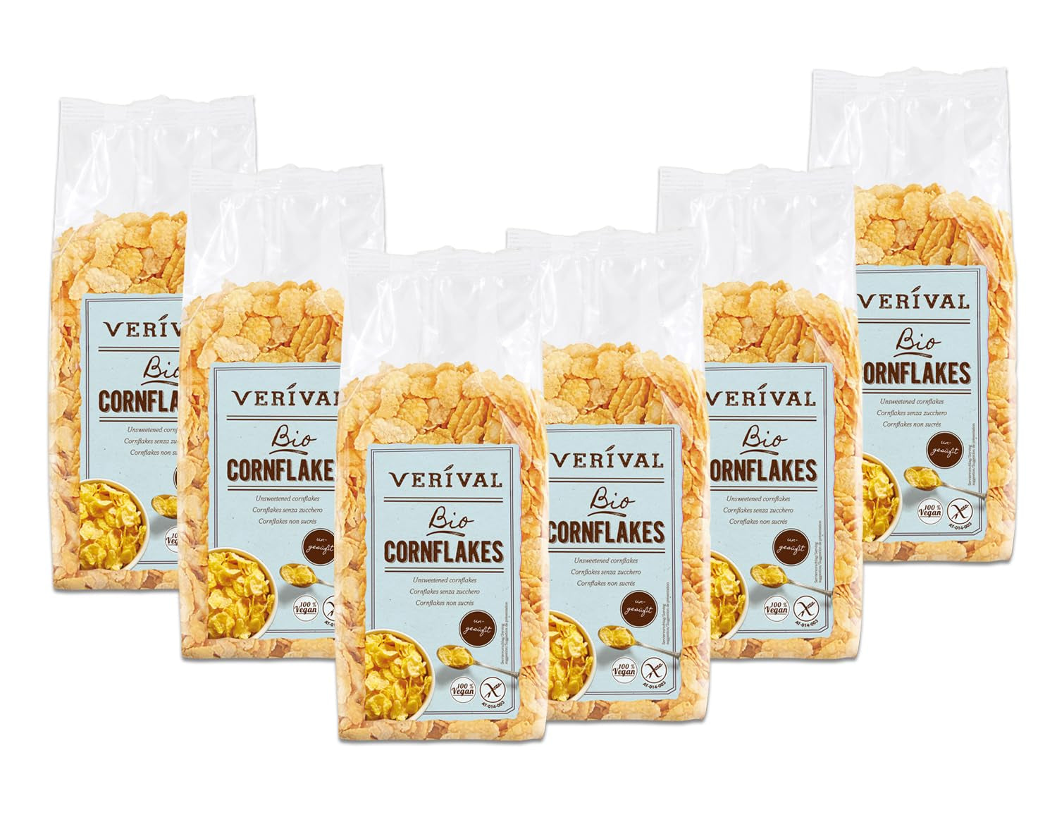 Corn Flakes Verival Senza Zucchero | 6x250 g