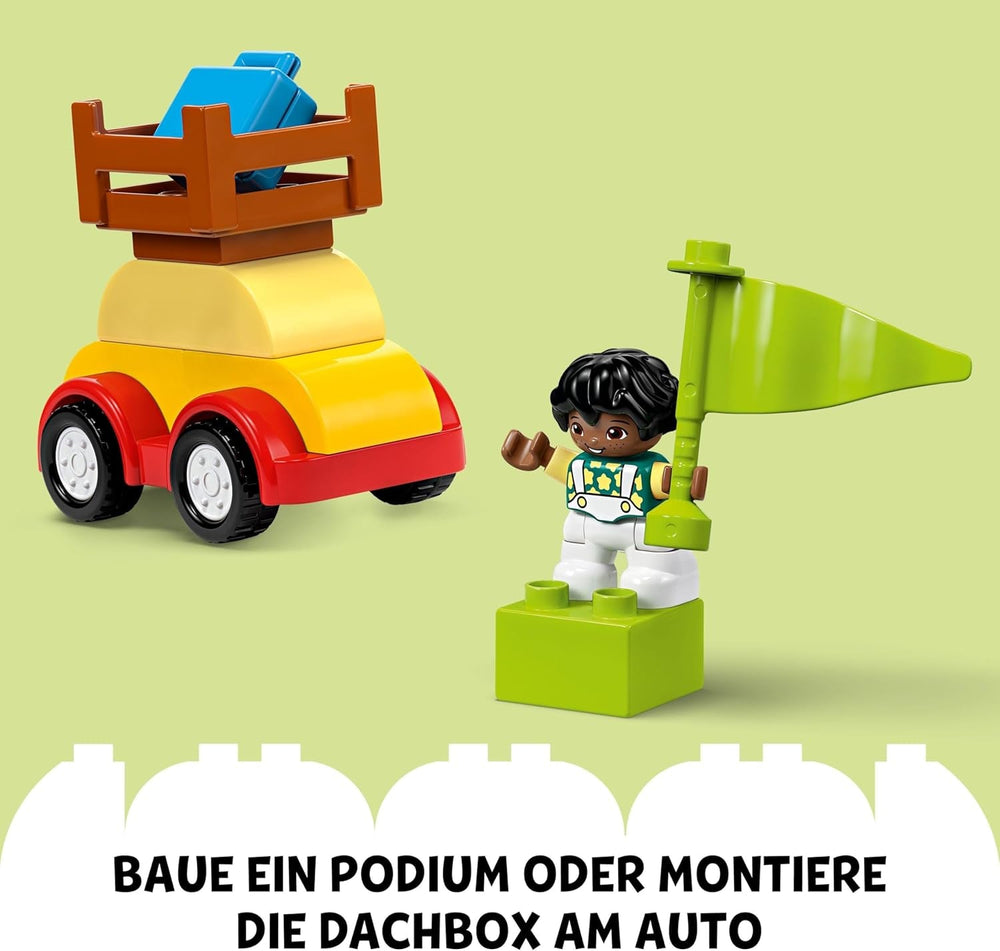 LEGO DUPLO Classic Brick Box Auto e camion, set da gioco con veicoli per bambini da 1,5 anni, giocattolo didattico creativo, set di auto giocattolo e auto da corsa 10439 Set di costruzione Besuche den LEGO-Store