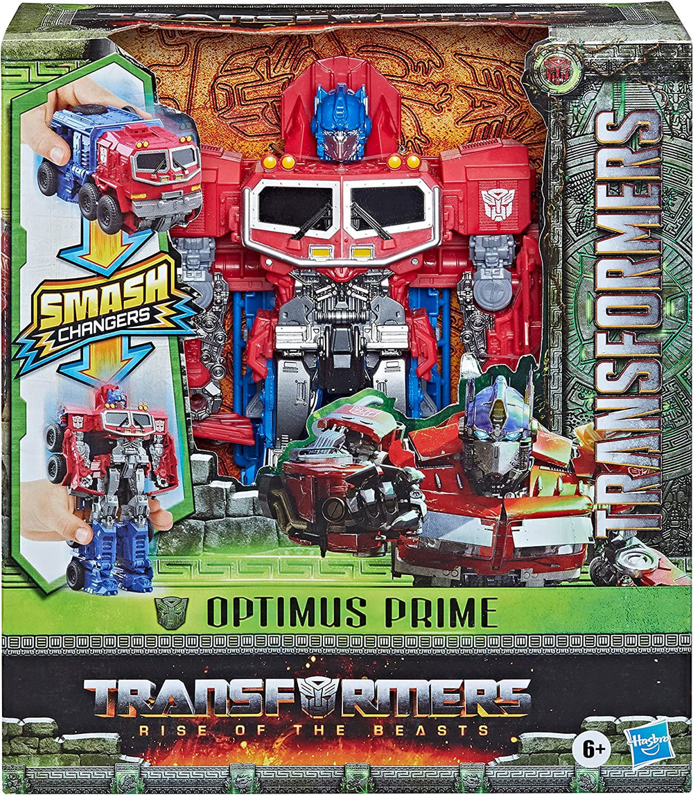 Giocattoli Transformers per il film L'Ascesa delle Bestie, Smash Changer Optimus Prime personaggio da 6, 22,5 cm Action figures Naty Shop