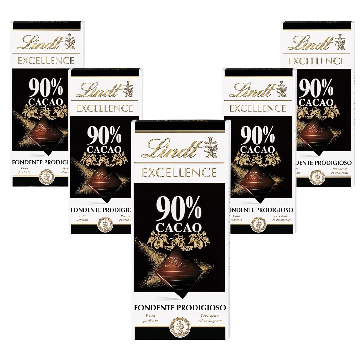 Lindt Excellence 78% Cocoa Bar - Barretta vegana al cacao Intensity Persistence 100g Regalo ideale