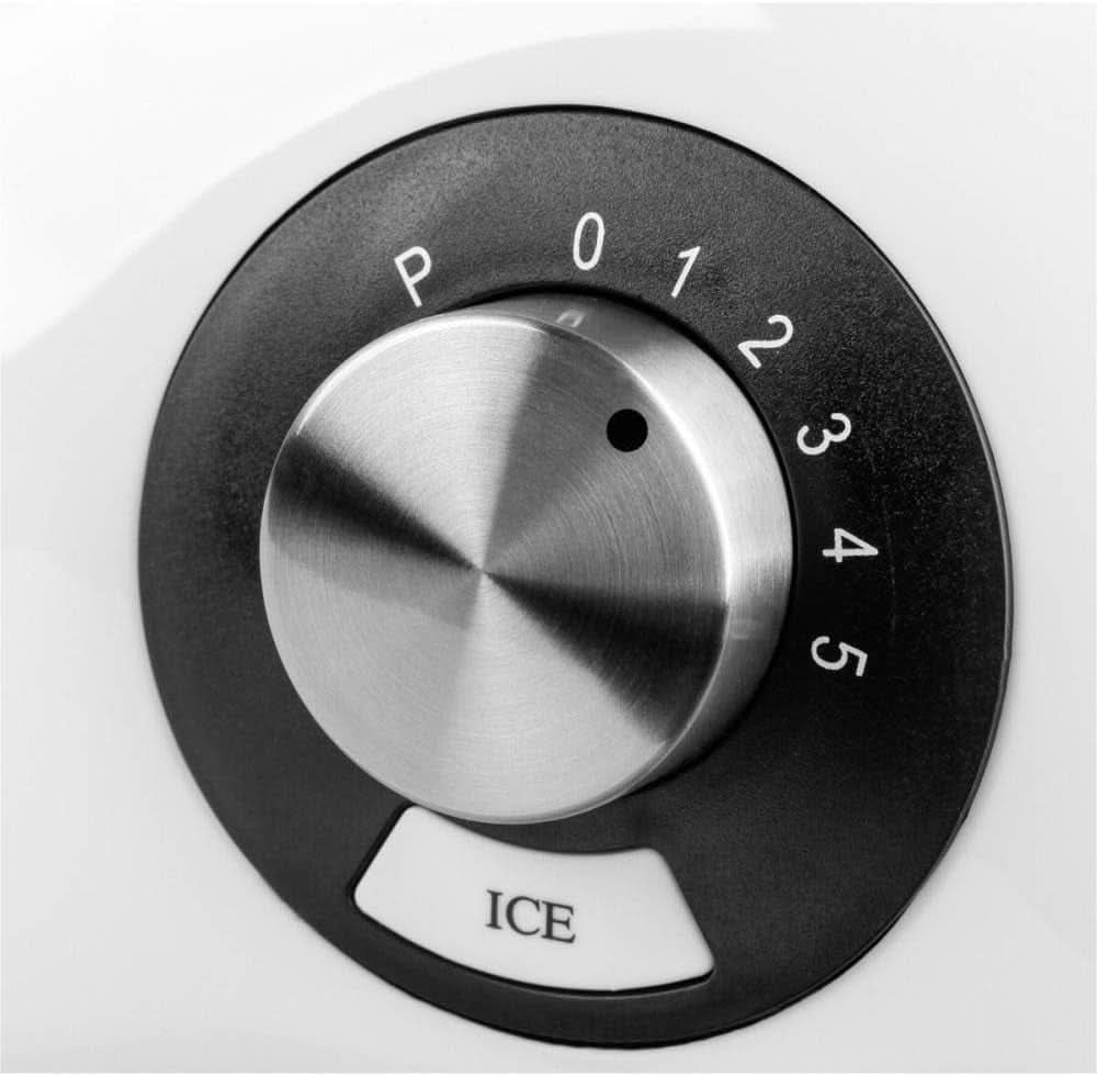 Gastroback 40898 Vital Basic, con funzione Ice-Crush integrierter, Leistungsstarker 600 Watt Motor Mixer, Kunststoff, 1,5 Litri, Bianco Kitchen Naty Shop