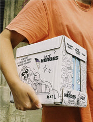Lazy Heroes Hafer Bevanda Vegetariana all'Avena Senza Glutine con Vitamina D