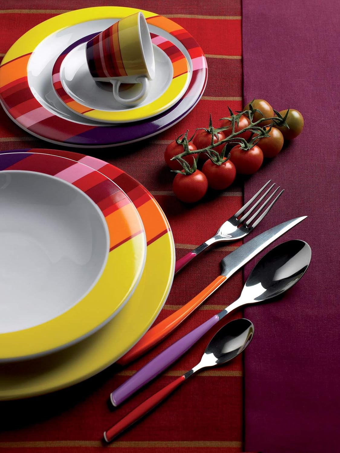 BUGATTI, Glamour, Servizio Posate per 6, 24 Pezzi Acciaio Inox 18/10 Naty Shop