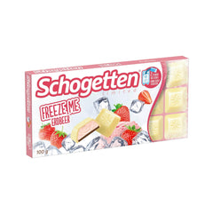 Schogetten Freeze Me Strawberry Limited Edition - Gelato freddo al cioccolato con intenso sapore di fragola