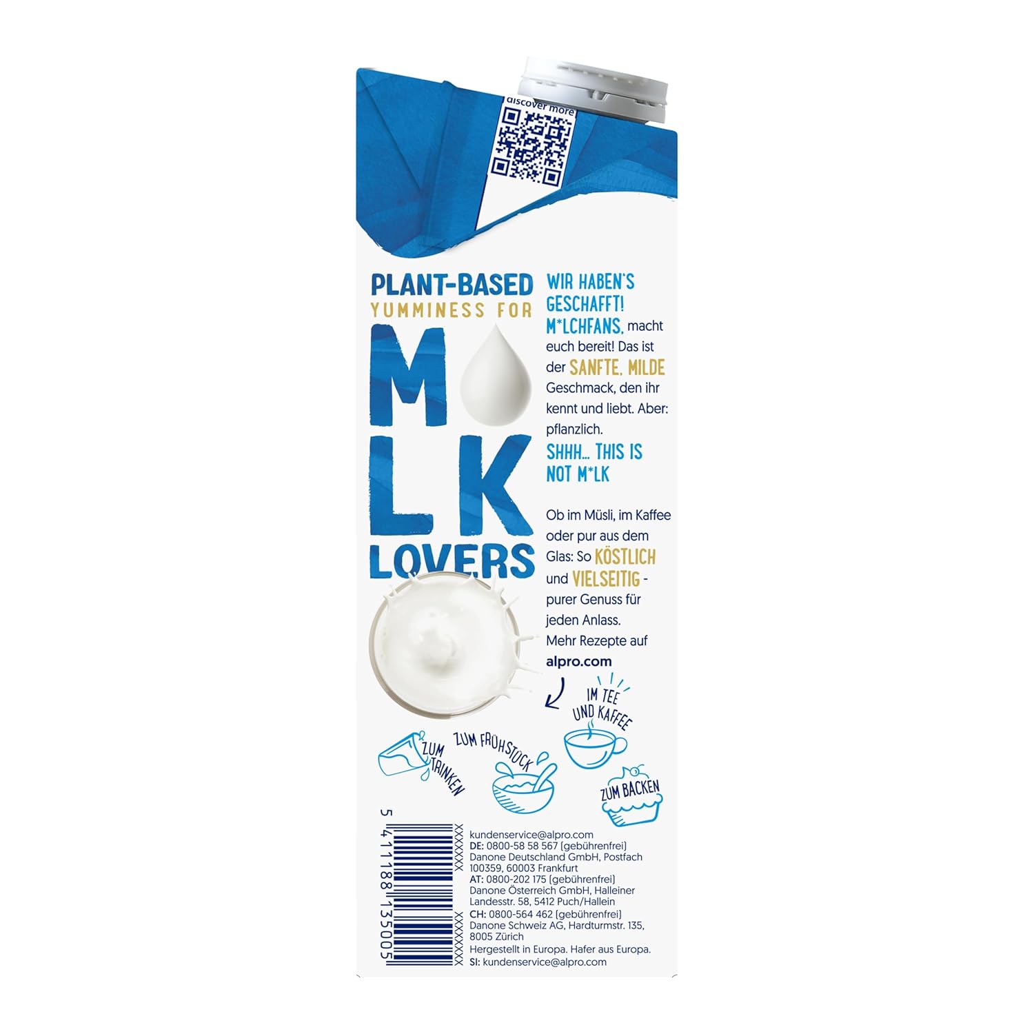 Alpro This Is Not Milk 3.5% - Vegano senza latte - Alto contenuto di calcio