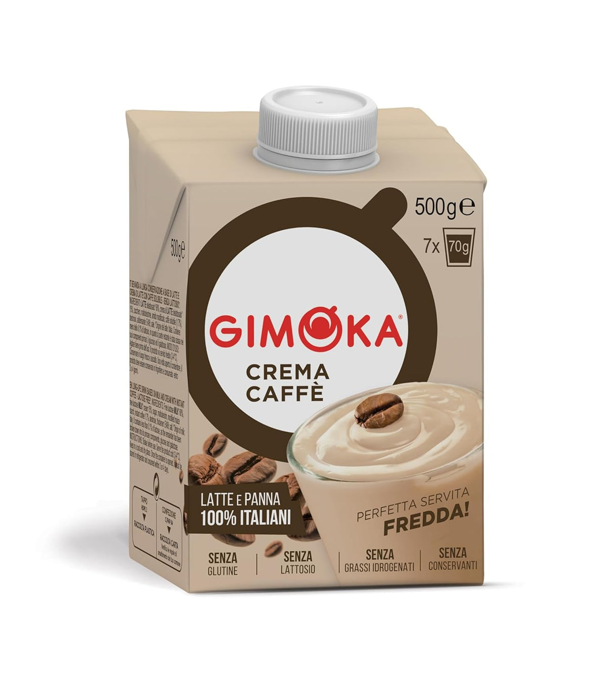Gimoka Crema Caffè Latte Senza Lattosio Senza Glutine Senza Conservanti