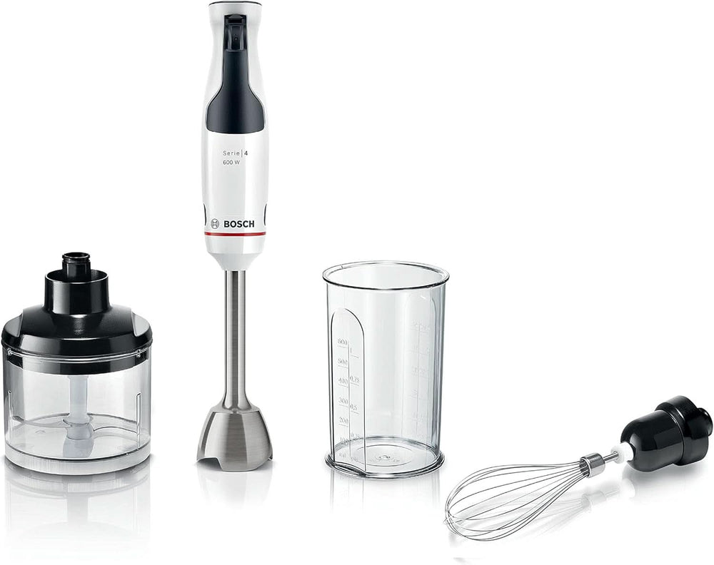 , Mixer Stab, Ergomaster Series 4, Motore da 800 Watt, Regolatore di velocità, Quattroblade Cucina Naty Shop