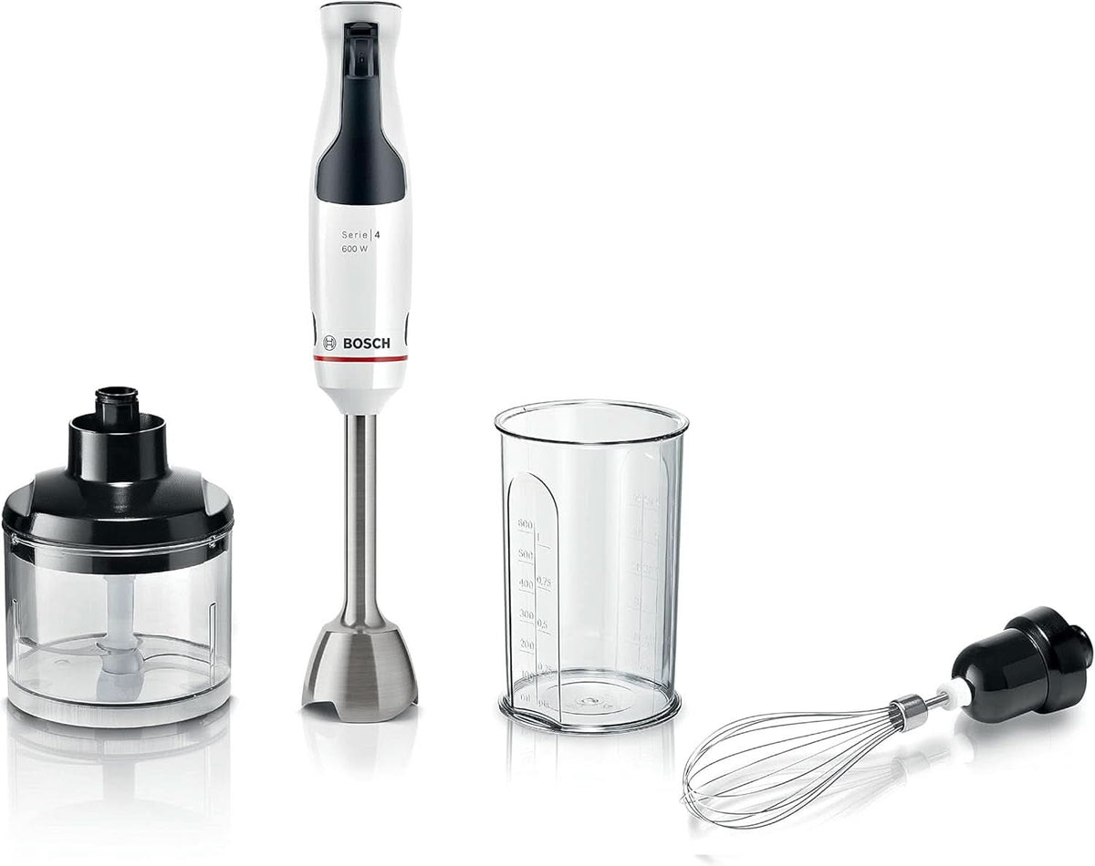 , Mixer Stab, Ergomaster Series 4, Motore da 800 Watt, Regolatore di velocità, Quattroblade Cucina Naty Shop