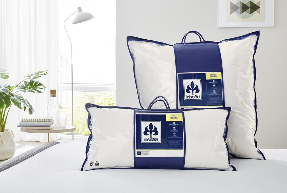 Perna Irisette Micro Thermo - Made in Germany - Pernă cu husă detașabilă din microfibră moale, 40 X 80 Cm, certificată Ã-ko-Tex Perne standard Naty Shop