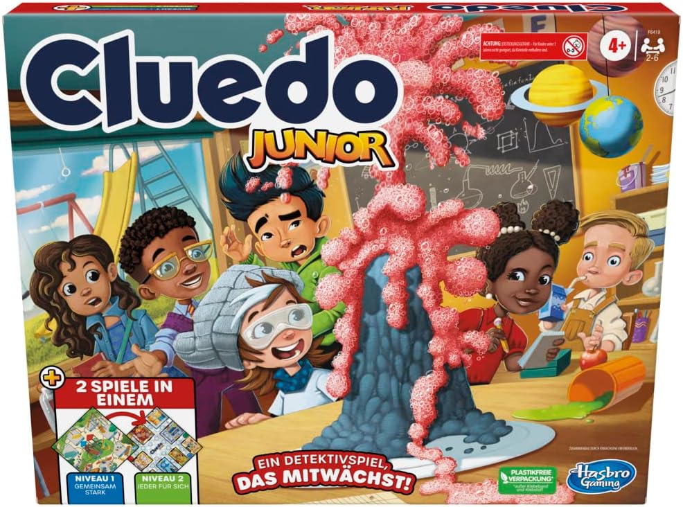 Gioco da tavolo Cluedo Conspiracy di Hasbro Gaming per adulti e adolescenti, versione tedesca del gioco misterioso, per 4-10 giocatori e dai 14 anni in su