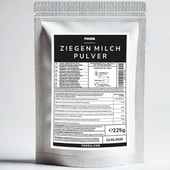 Foozia puro latte di capra in polvere - senza additivi per esseri umani e animali