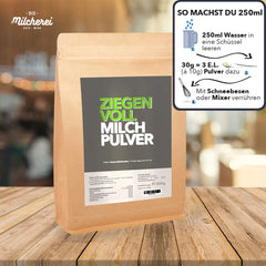 Milcherei Latte Di Capra In Polvere - Senza Additivi Regionali 800g
