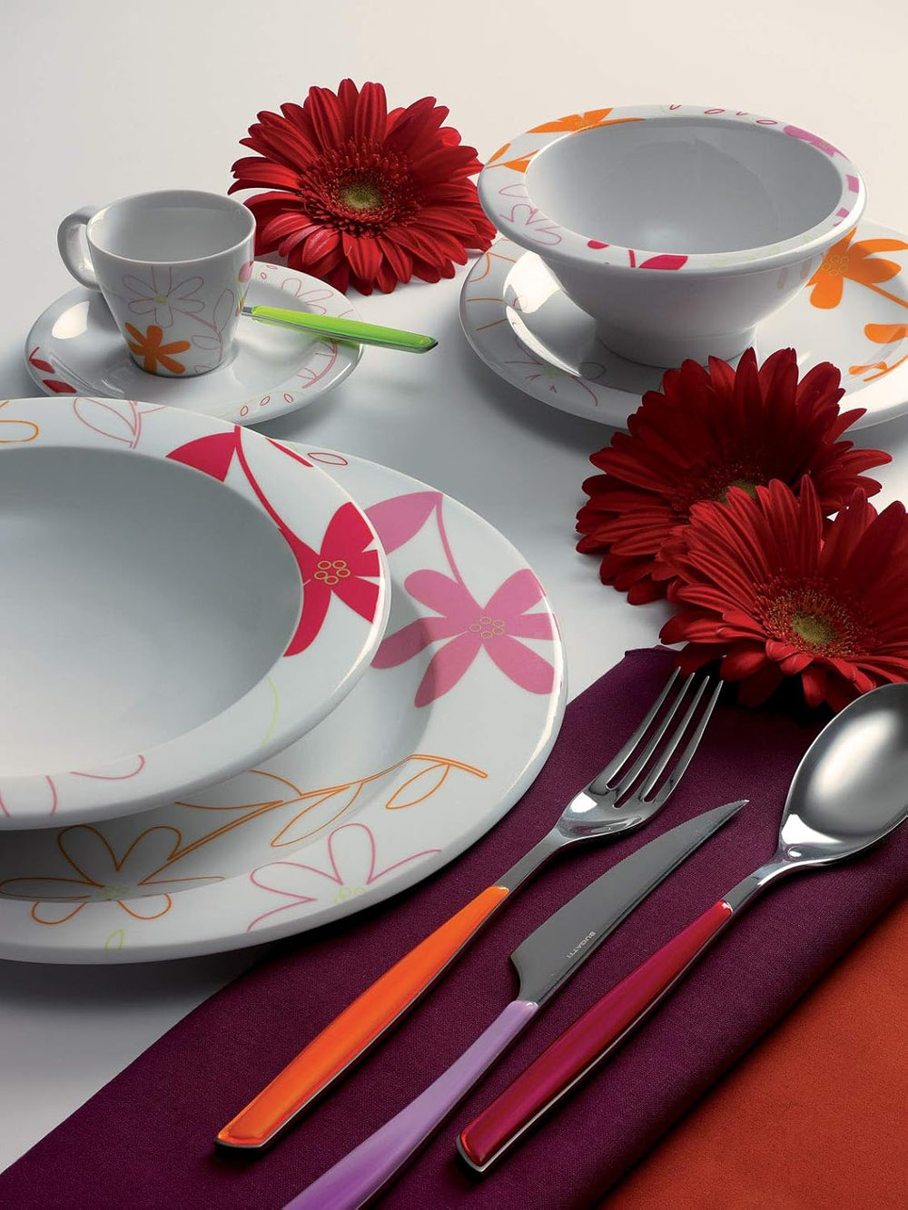 BUGATTI, Glamour, Servizio Posate per 6, 24 Pezzi Acciaio Inox 18/10 Naty Shop