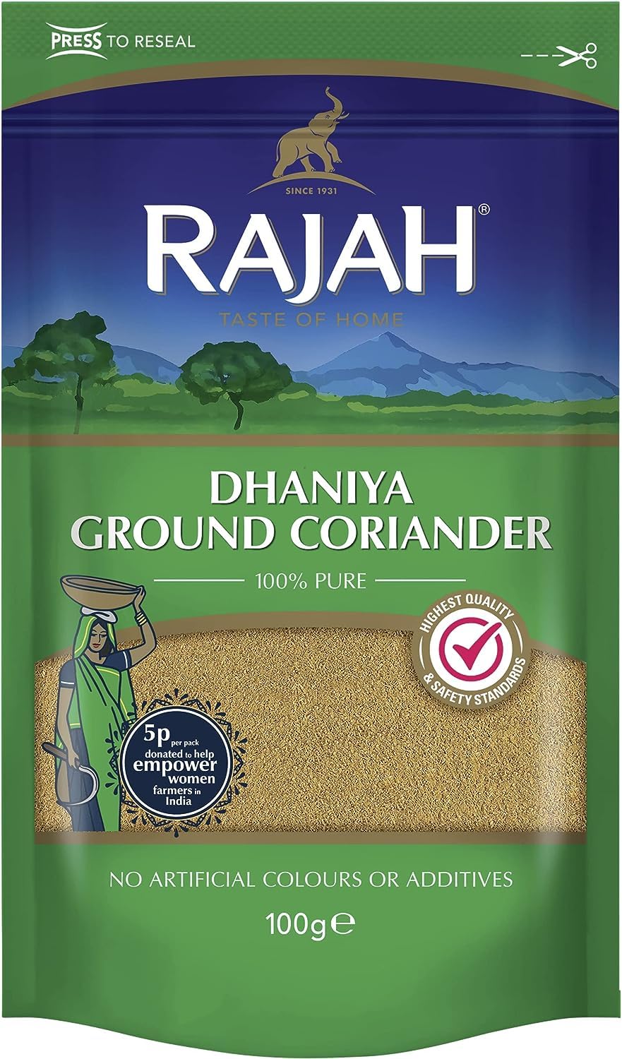 Rajah Kreuzkümmelsamen – Intero Kreuzkümmelsamen zum Würzen und Kochen – 1 x 85 g