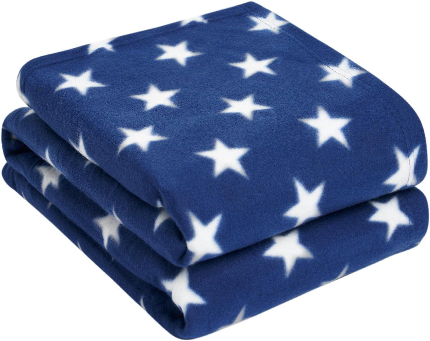 DREAMSCENE comoda coperta soffice coperta in pile - coperta da soggiorno calda invernale morbida, coperta per divano, coperta per divano, morbida coperta per bambini, soggiorno e morbide coperte 120X150 cm, coperta per divano stelle grigie Letti e coperte Besuche den DREAMSCENE-Store Blu 150 X 200 cm