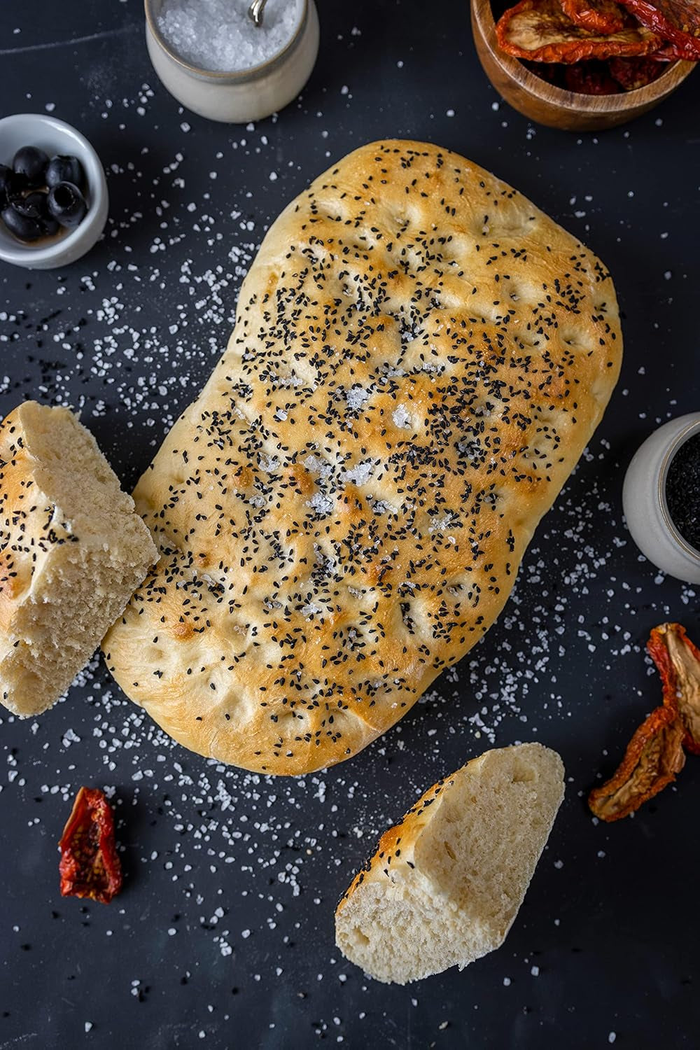 RUF Lievito Madre Sauerteig, Milder Weizen-Sauerteig, Mutterteig, Kurze Teigruhe Durch Enthaltene Trockenhefe, Lievito Madre Getrocknet Für Brot, Baguette, Focaccia, 3X35G Miscela per panificazione e cottura Naty Shop