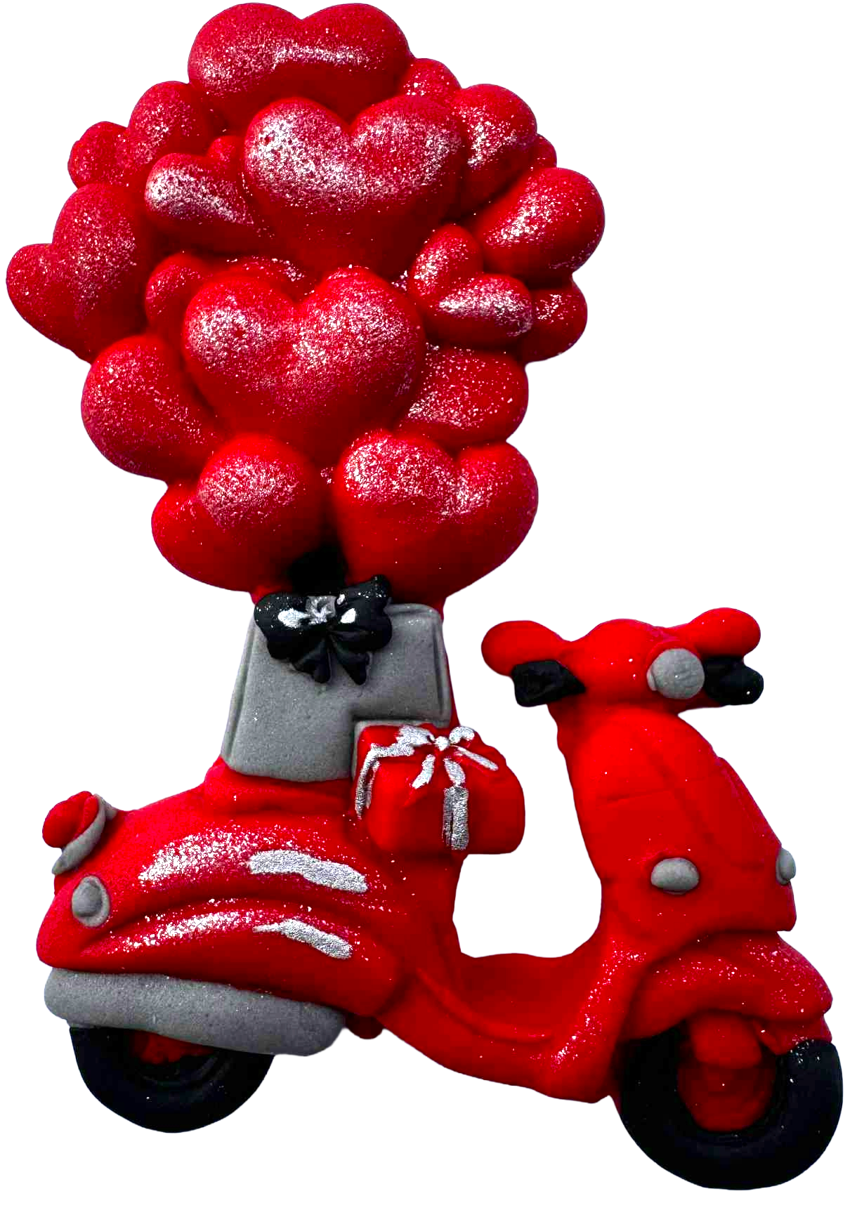 Decoratiune comestibila, Scuterul Iubirii Decoratiuni din Pasta de Zahar Nati Shop