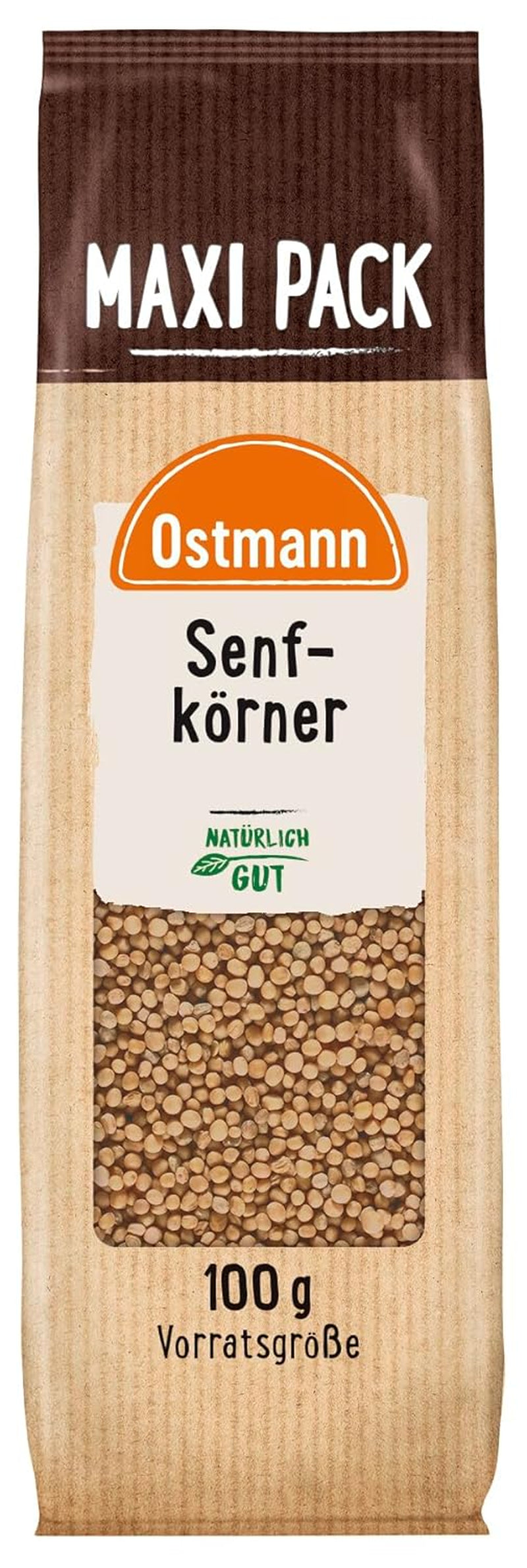 Ostmann Gewürze - Senfkörner ganz | Ideale per confezionare frutta e verdura da 100 g in Vorteilsbeutel