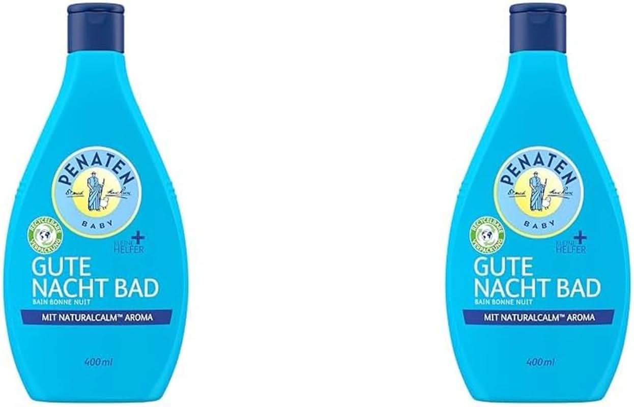 PENATEN (750 ml), additivo leggero per il bagnetto del neonato con estratto naturale di camomilla Mamma e Bambino Naty Shop 400 ml (confezione da 2) Bagno della buona notte