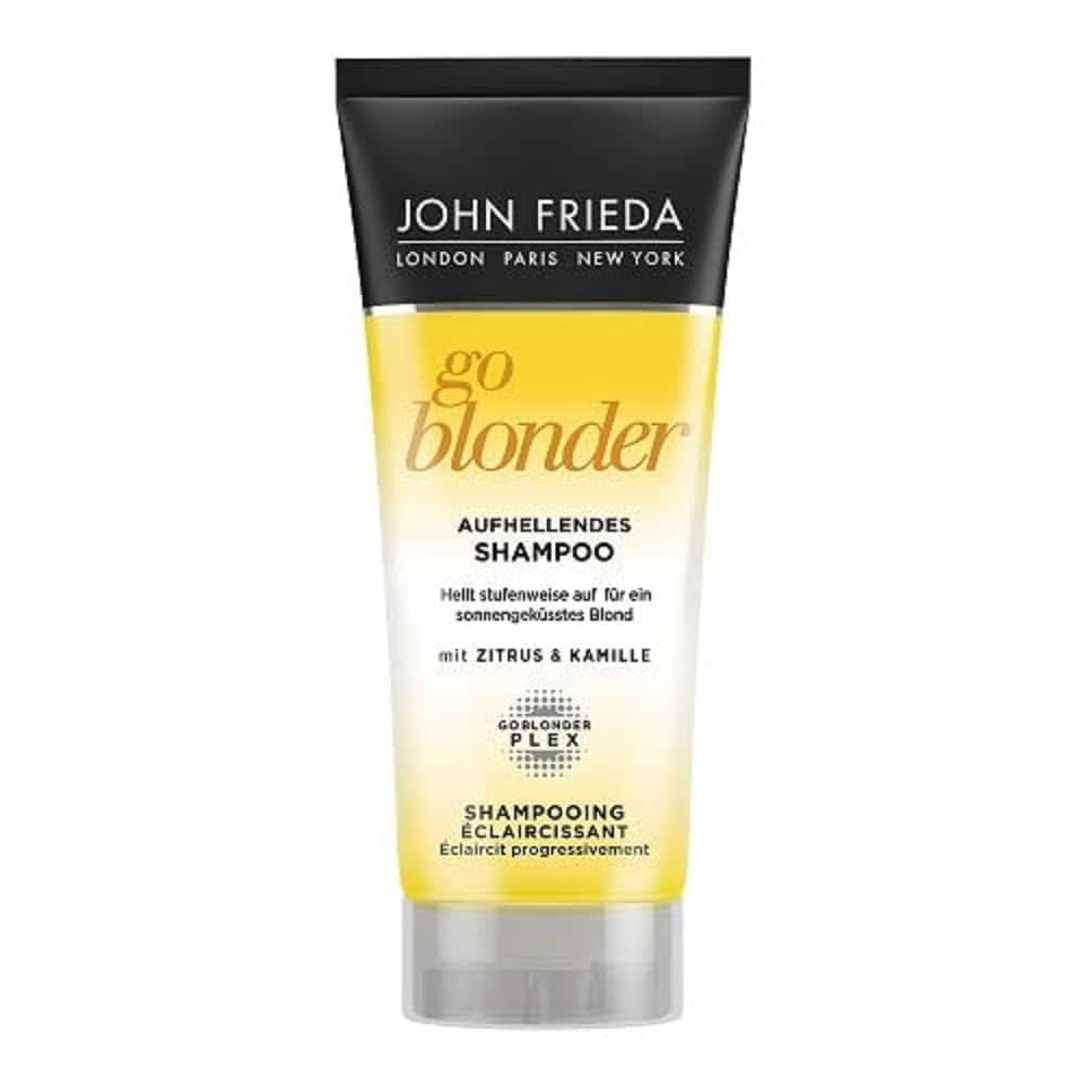 John Frieda Sheer Blonde Go Blonder Shampoo, 250 ml Doccia e Bagno Naty Shop Set 6 x 50 ml