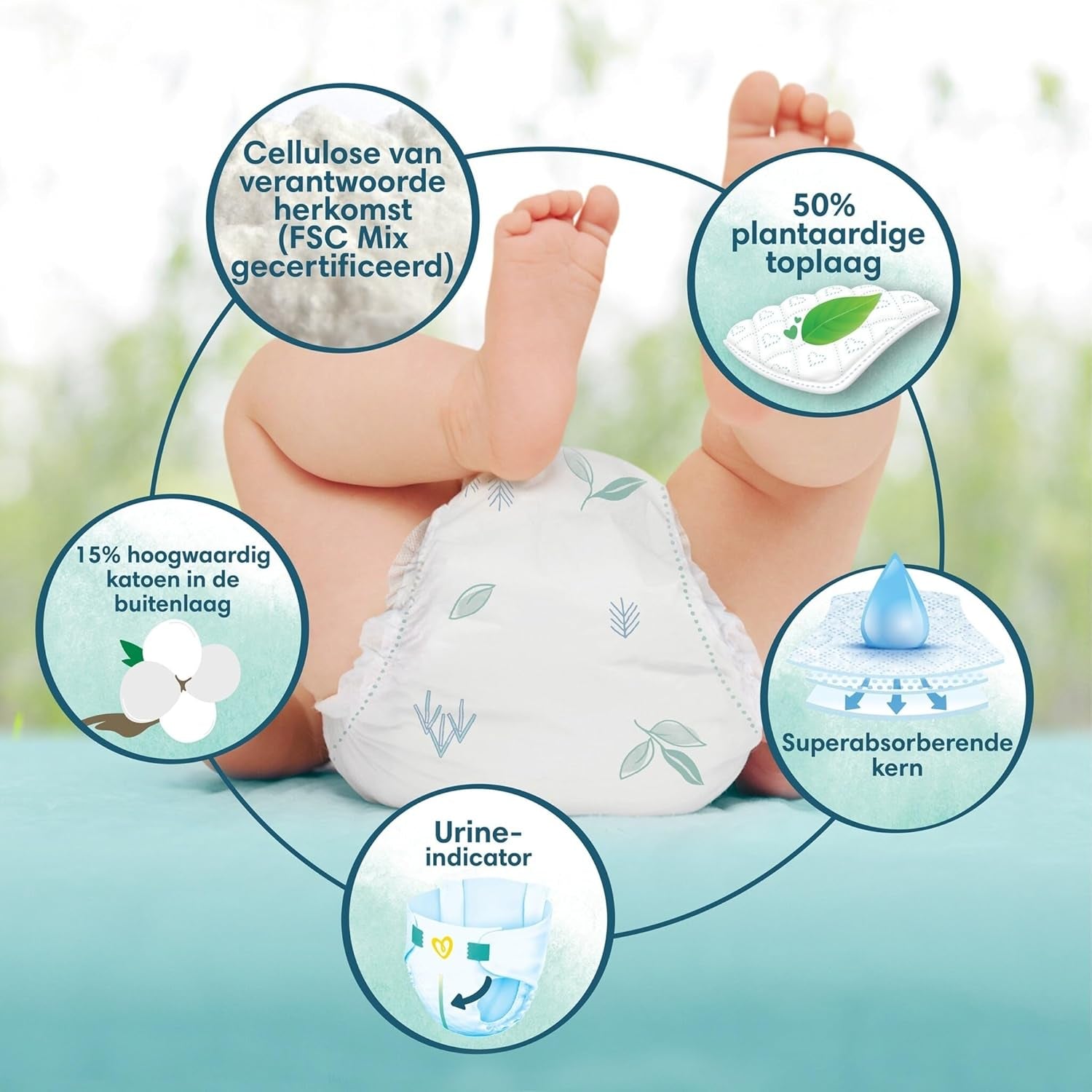 Pannolini Pampers Harmony 80 taglia 4 (9-14 kg)