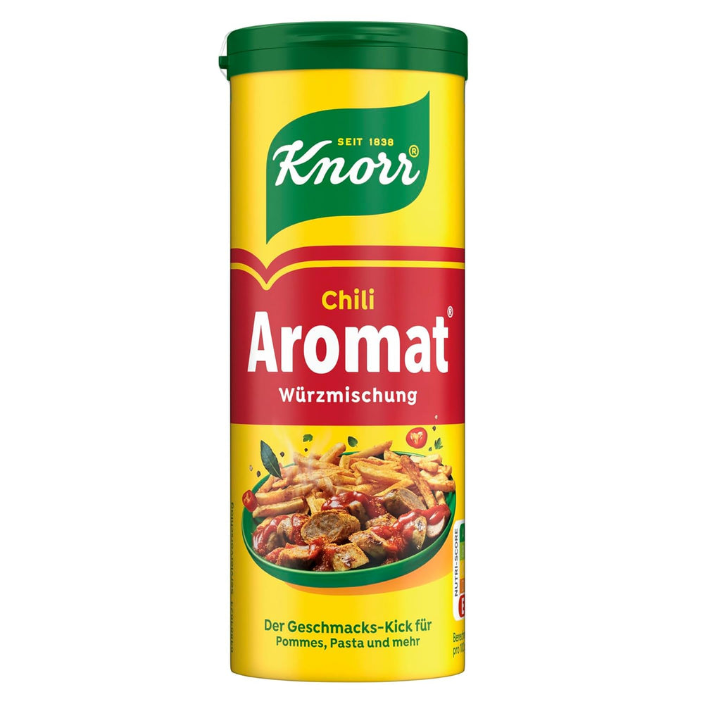 Knorr Würzmischung Chili Aromatizzato per piatti veloci per condire e condire patate, pasta, verdure e altro 90 g