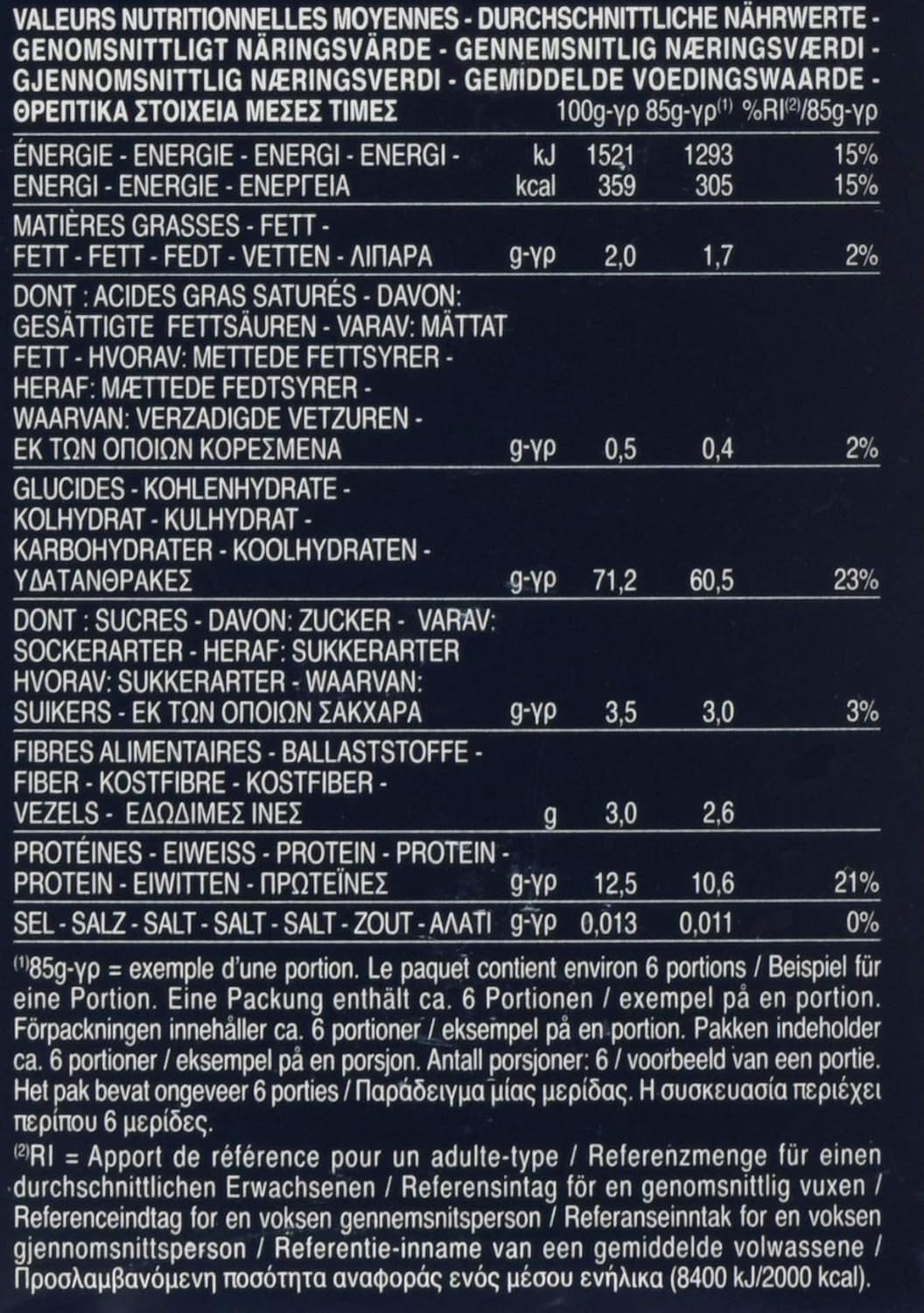 Pasta Barilla Collezione Fusilli Pezzi Corti, (1 x 500 g)