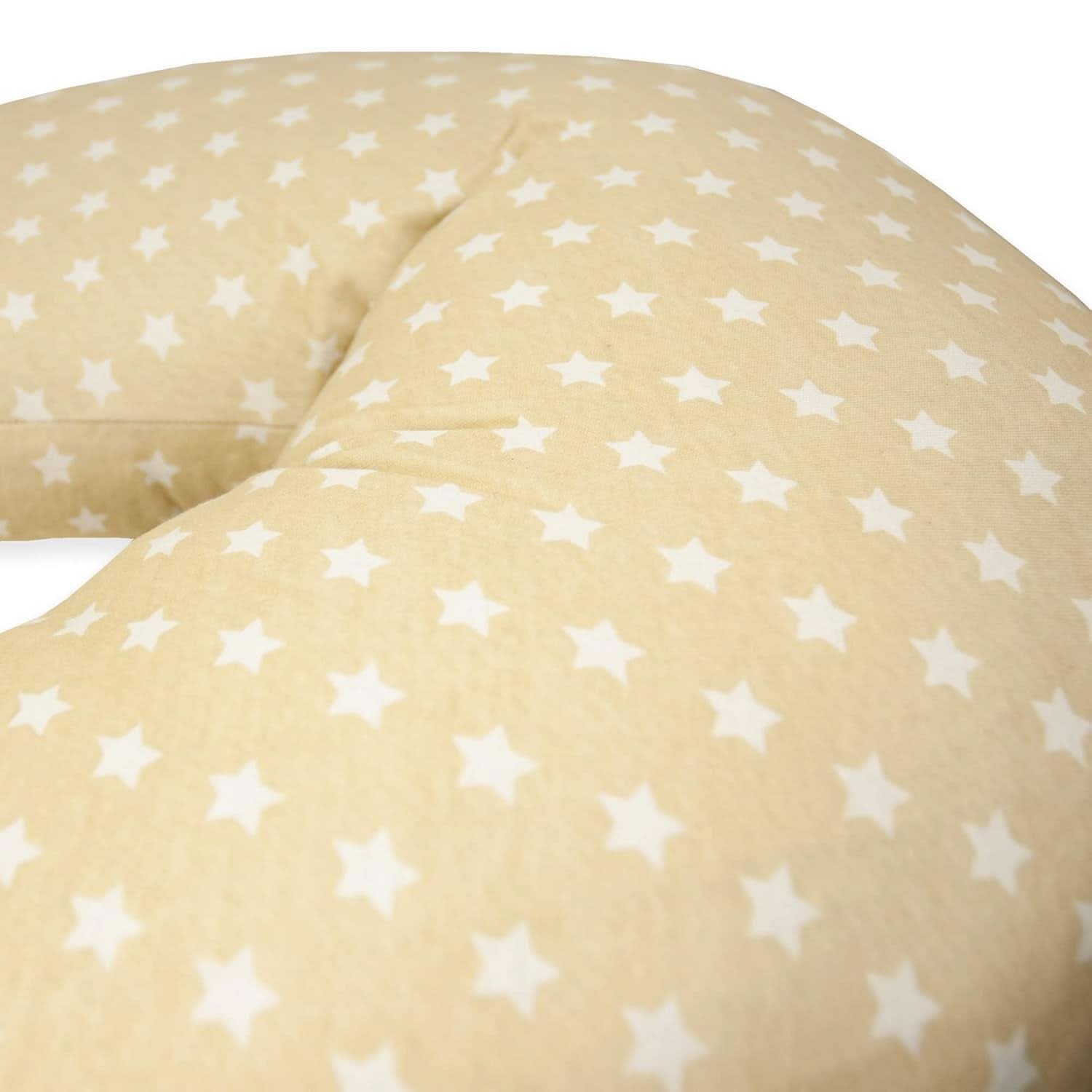 Cuscino allattamento per neonato, XL, fodera 100% cotone, sfoderabile e lavabile, Imbottitura in poliestere, Motivo Stella Accessori Alimentazione e Allattamento Bebe Naty Shop