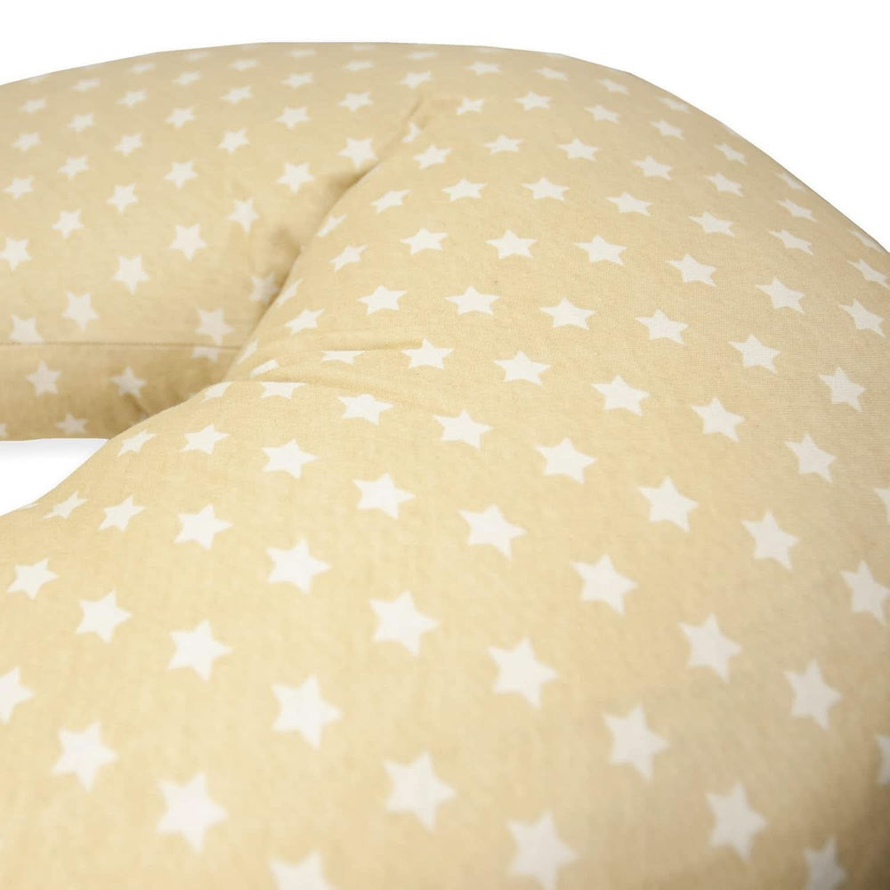 Cuscino allattamento per neonato, XL, fodera 100% cotone, sfoderabile e lavabile, Imbottitura in poliestere, Motivo Stella Accessori Alimentazione e Allattamento Bebe Naty Shop