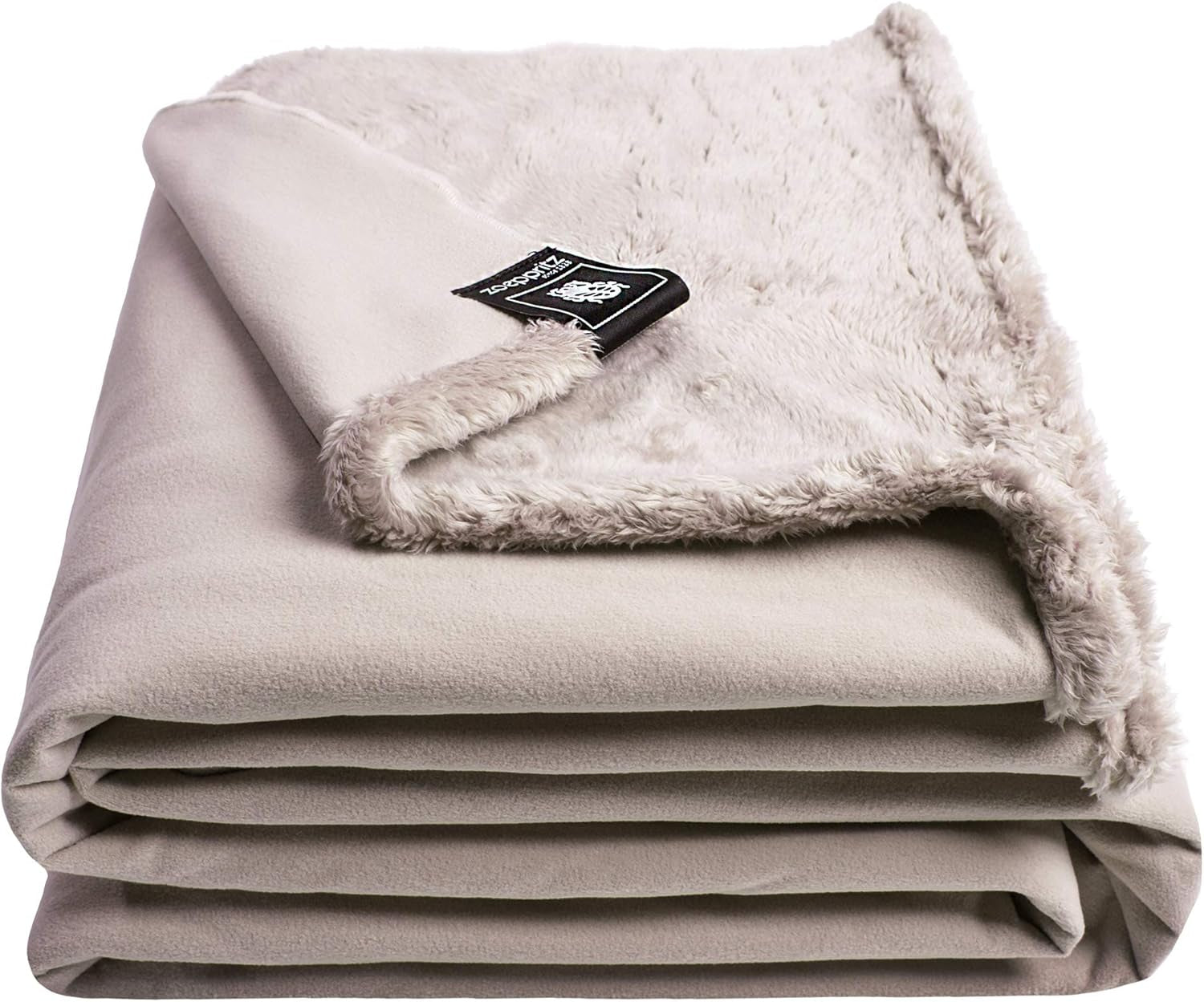 Pătură Reborn Bliss - Pătură confortabilă din blană artificială - Pătură din blană artificială pufoasă și luxoasă cu spate neted - 140X190 Cm - 310 Rose - De "Zoeppritz since 1828" Paturi si Cuverturi 'zoeppritz since 1828' 090 Argilă 180X220Cm