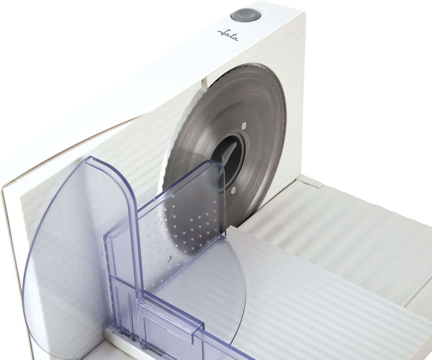 JECF0300 Affettatrice Elettrica Compatta, Lama Removibile in Acciaio Inox, Diametro 170mm, Controllo Spessore da 0 a 15mm, 150W Grattugie e Affettatrici Naty Shop