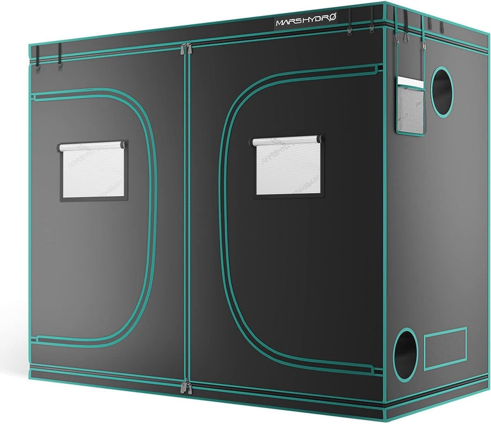 Tenda da coltivazione MARS HYDRO 60x60x140 cm, Tenda da coltivazione per interni, Tende da coltivazione in Mylar riflettente per coltura idroponica, Vassoio inferiore rimovibile per spazio di coltivazione delle piante