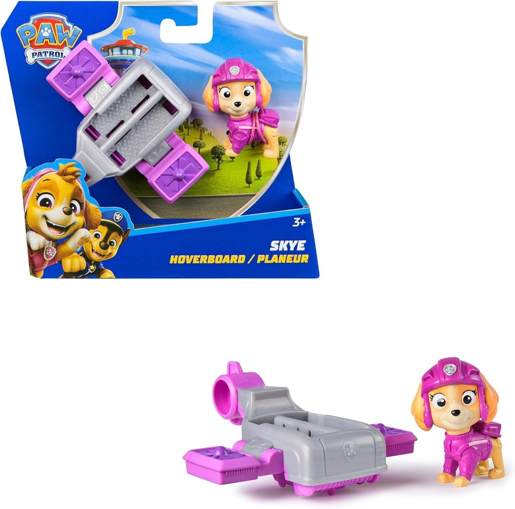 PAW PATROL, Chase Action Pup, figurină de joacă cu mini avion de salvare cu aripi pliabile, jucărie pentru copii începând cu vârsta de 3 ani Action figures Naty Shop Skye