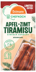 Ostmann Gewürze x Chefkoch - Apfel-Zimt-Tiramisu Würzmischung | Abgestimmt auf 4 Portionen | Compreso Schritt-für-Schritt-Rezept und Mengenangaben | 10 g in busta