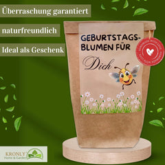 Regalo di compleanno, kit per piantare fiori di compleanno, sacchetto regalo a sorpresa, regalo di compleanno per donne, semi di fiori per piantare individualmente