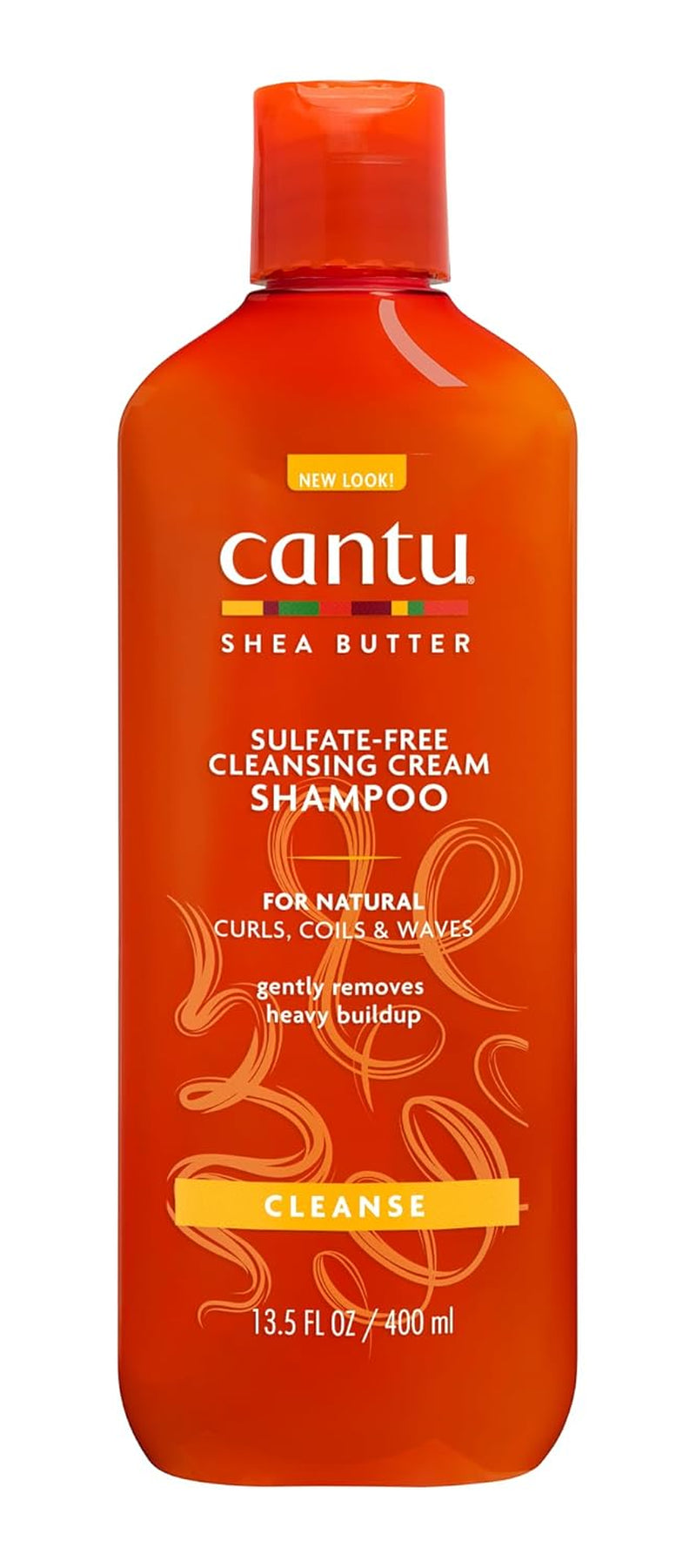 Cantu Cleansing Cream Shampoo – Shampoo Für Lockiges Und Krauses Haar – Reichhaltige Formel Aus Shea Butter – Sanfte Und Tiefenwirksame Reinigung Für Haar Und Kopfhaut – Sulfatfrei – 400 Ml Shower and Bath Cantu Default Title