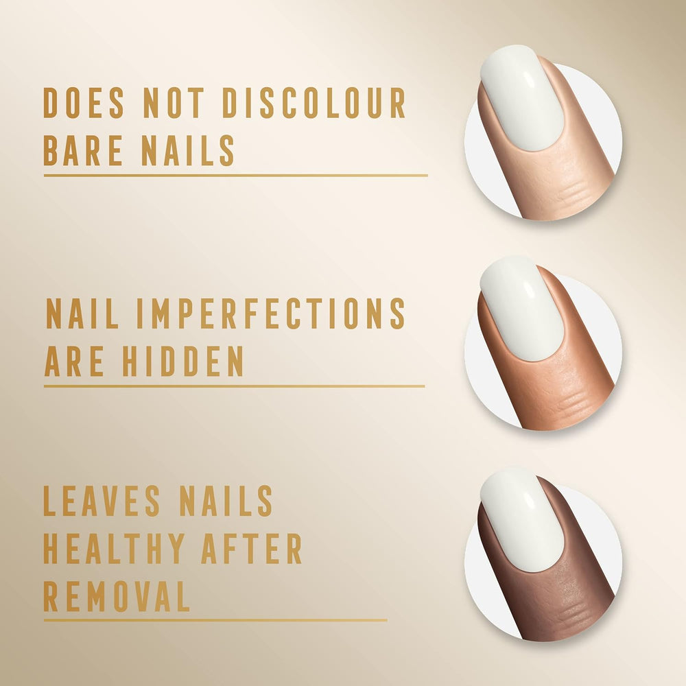 Max Factor Miracle Pure Nail Color 155 Smalto per unghie vegano a lunga durata, ad asciugatura rapida, al latte di cocco, 12 ml (confezione da 2)