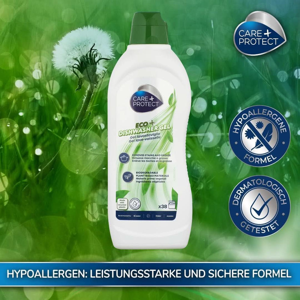 CARE + PROTECT - Gel ecologico per lavastoviglie, ipoallergenico, 650 ml Naty Shop